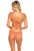 Luli Fama River Dance V Cut Hardware Seamless Wavy Back Ruched Bottom